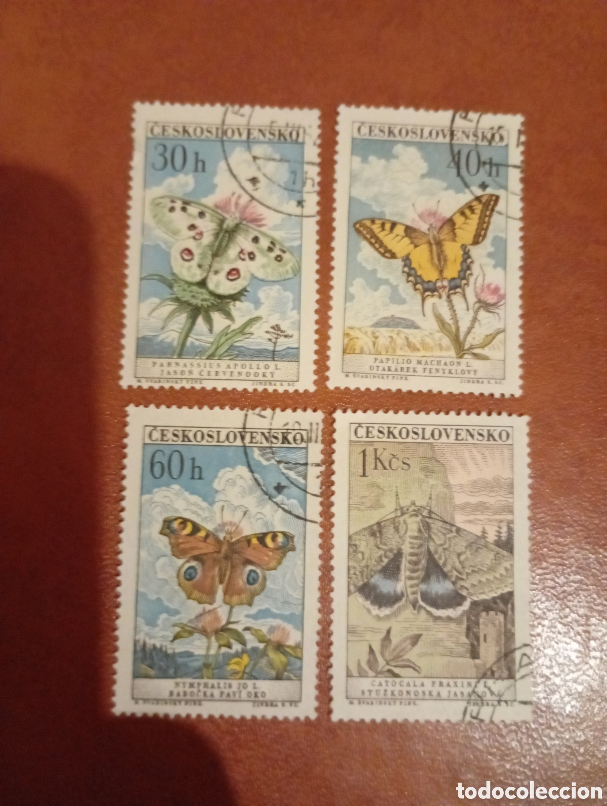 Sellos: Checoslovaquia mariposas - Foto 1