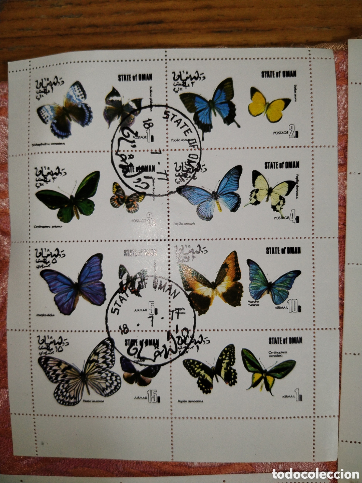 Sellos: Lote sellos mariposas. - Foto 2