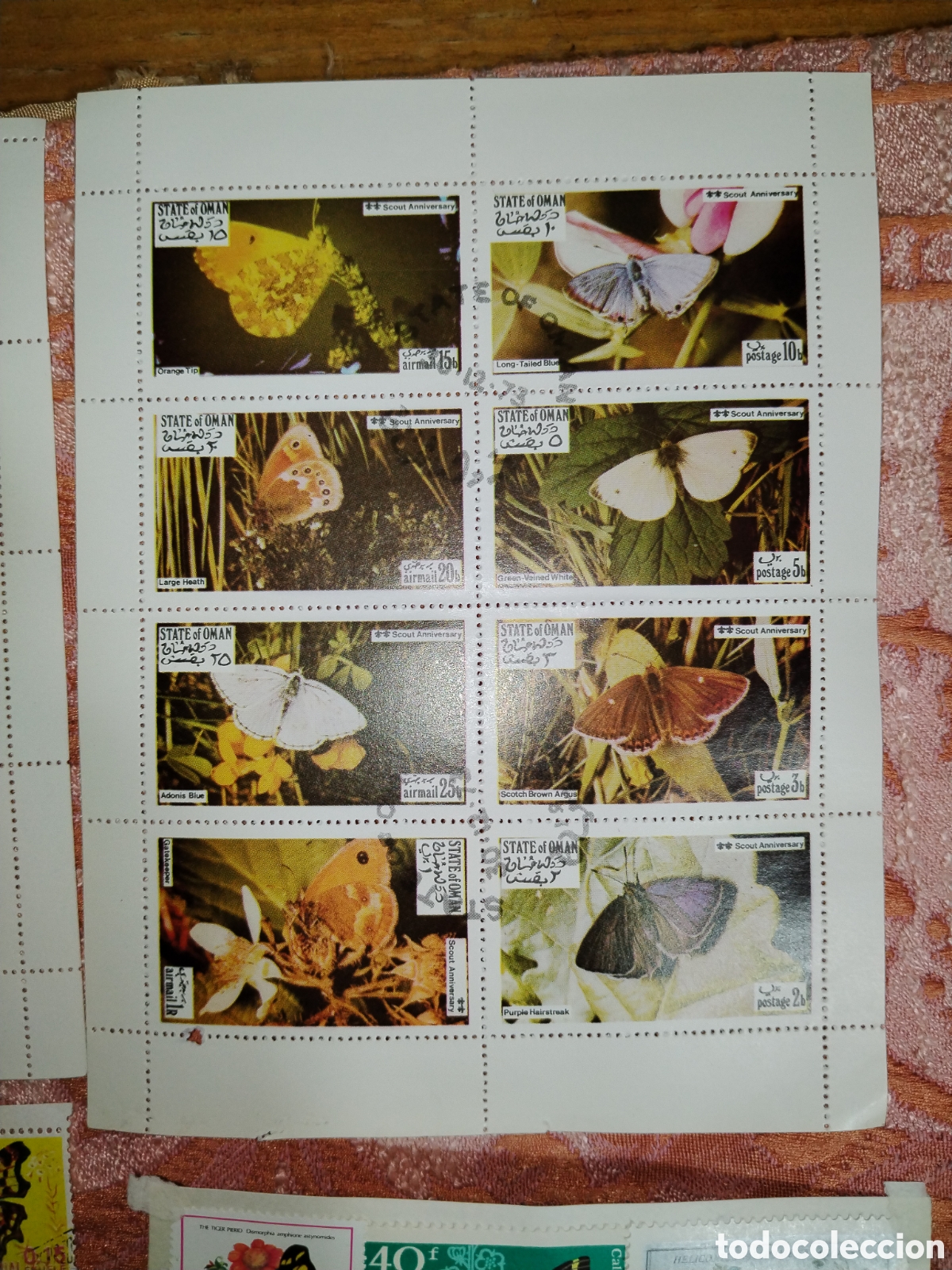 Sellos: Lote sellos mariposas. - Foto 3