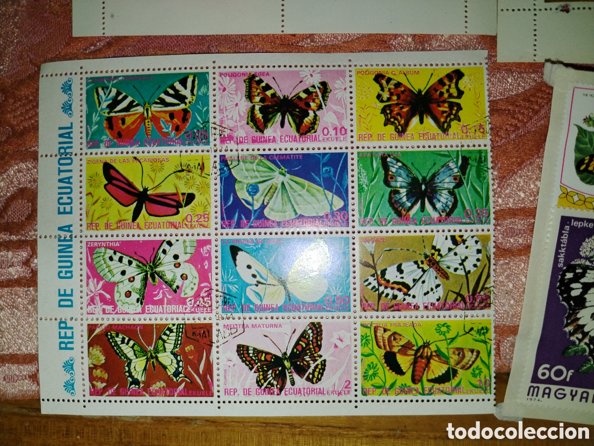 Sellos: Lote sellos mariposas. - Foto 4