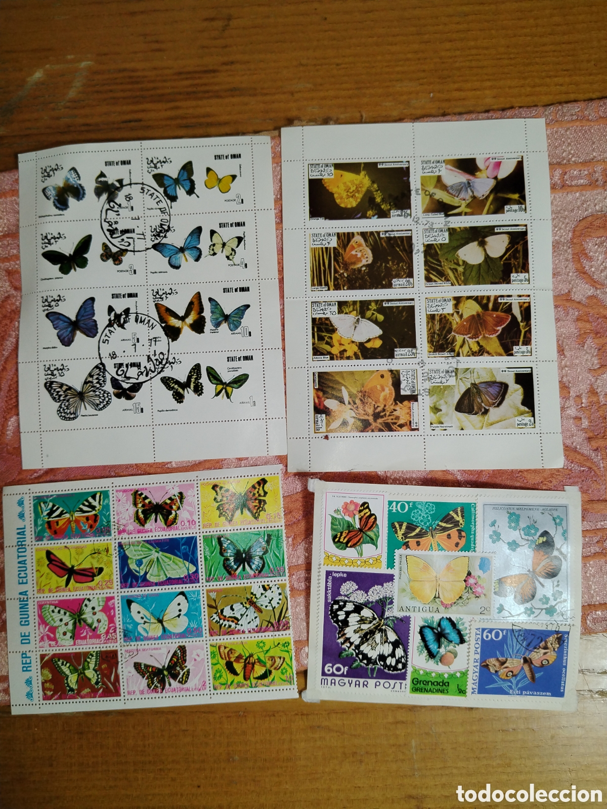 Sellos: Lote sellos mariposas. - Foto 1