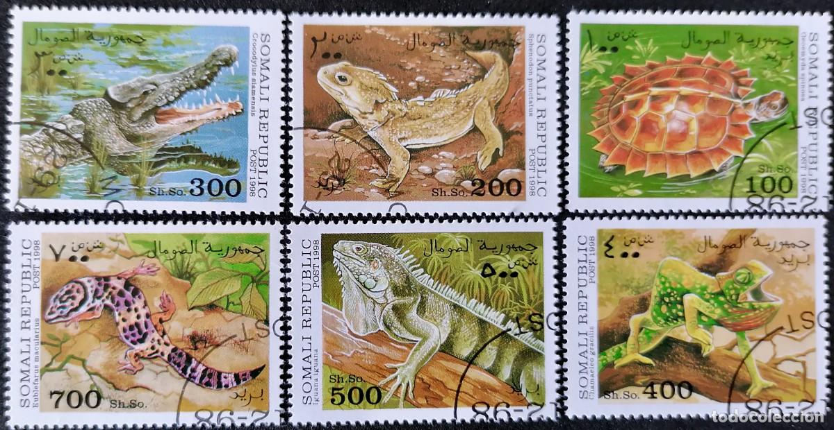 Sellos: REP&Uacute;BLICA SOMALI 1998 - REPTILES . - Foto 1