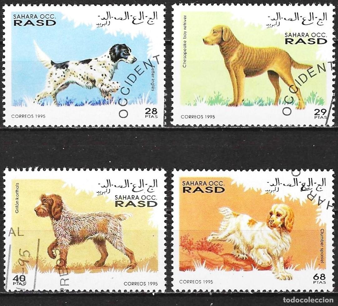 Sellos: S&aacute;hara Occidental 1995 - Perros - Foto 1