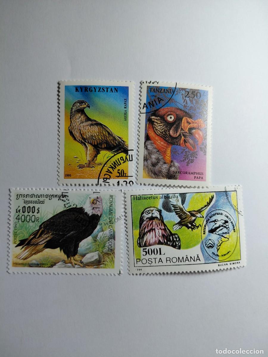 Sellos: SELLOS - LOTE 24 - aves rapaces - Foto 1