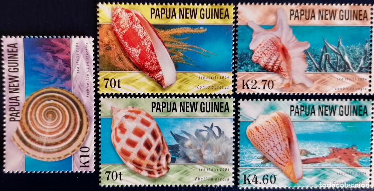 Sellos: PAPUA 2004 - CONCHAS MARINAS . - Foto 1