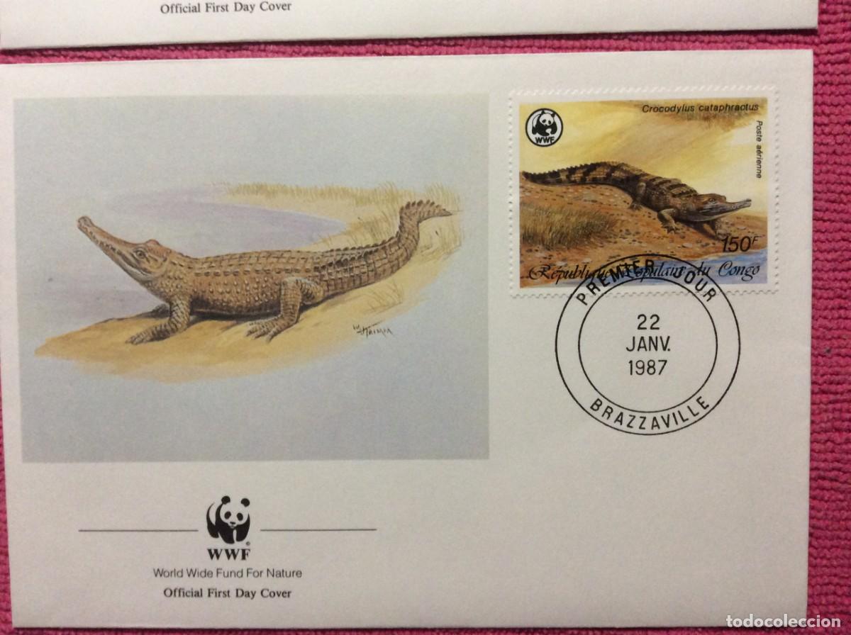 Sellos: FAUNA. WWF. 1987 CONGO (2LLA158) - Foto 5
