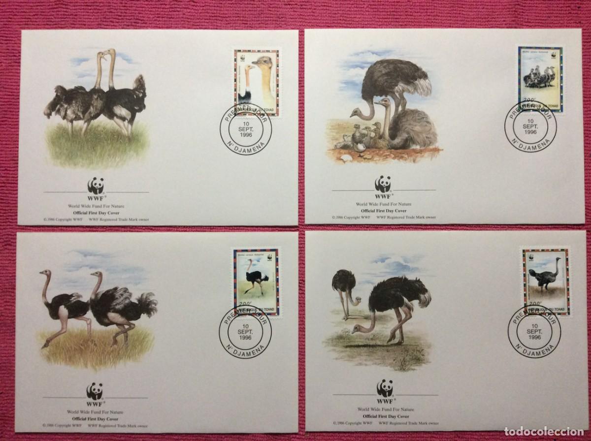 Sellos: FAUNA. WWF. 1996 CHAD (2LLA161) - Foto 1