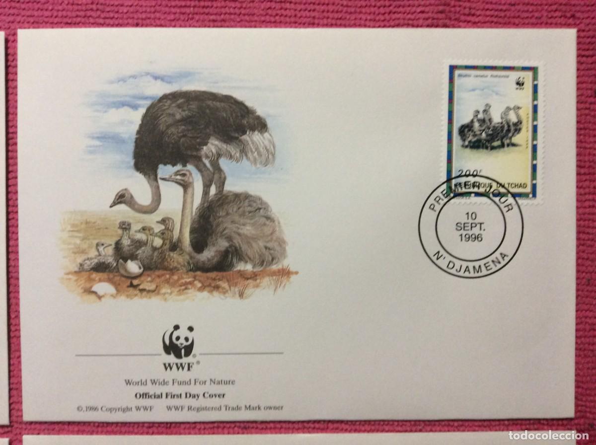 Sellos: FAUNA. WWF. 1996 CHAD (2LLA161) - Foto 3