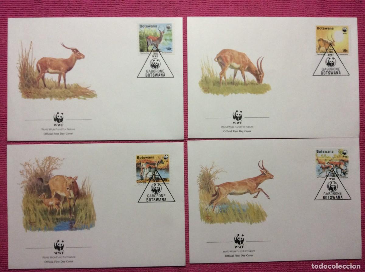 Sellos: FAUNA. WWF. 1988 BOTSWANA (2LLA169) - Foto 1