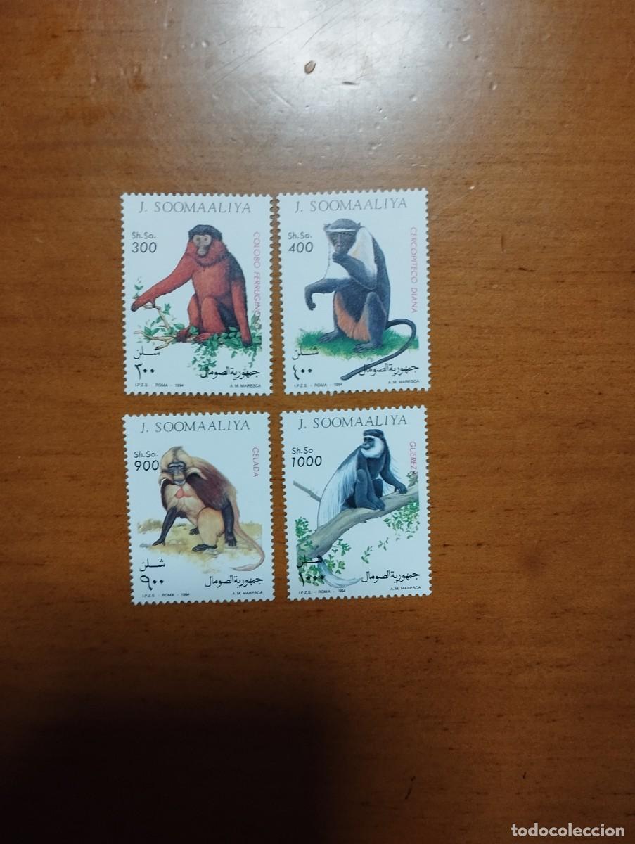 Selos: 18.03/ Somalia 1994 Monos Sería completa en nuevo