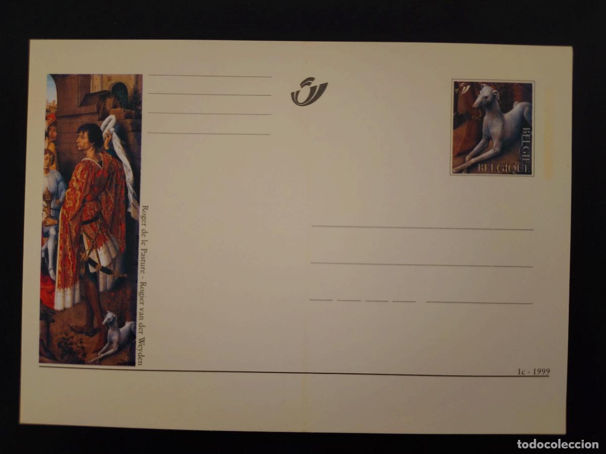 Sellos: B&eacute;lgica 1999 completo postal Rogier van der Weyden tarjeta nueva