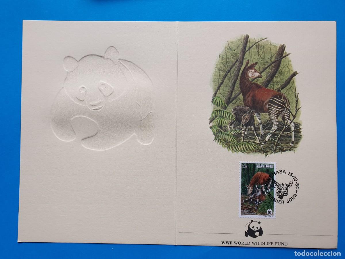 Sellos: Dosier Sello WWF - OKAPI (Zaire) 1984 - Foto 1