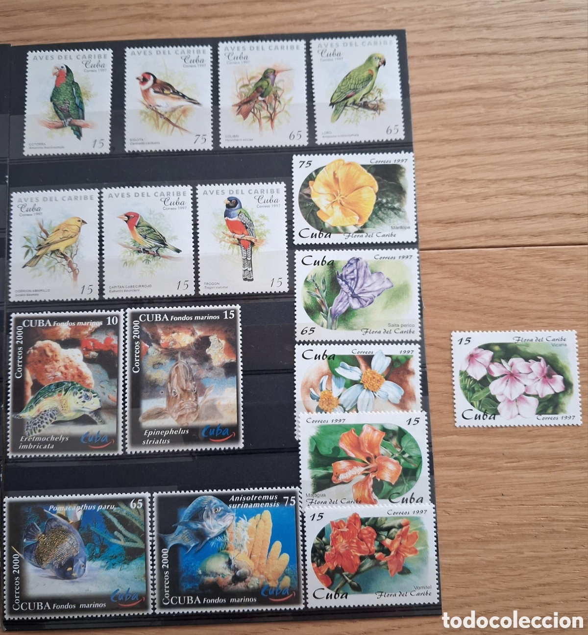 Sellos: Lote sellos Cuba de animales y naturaleza