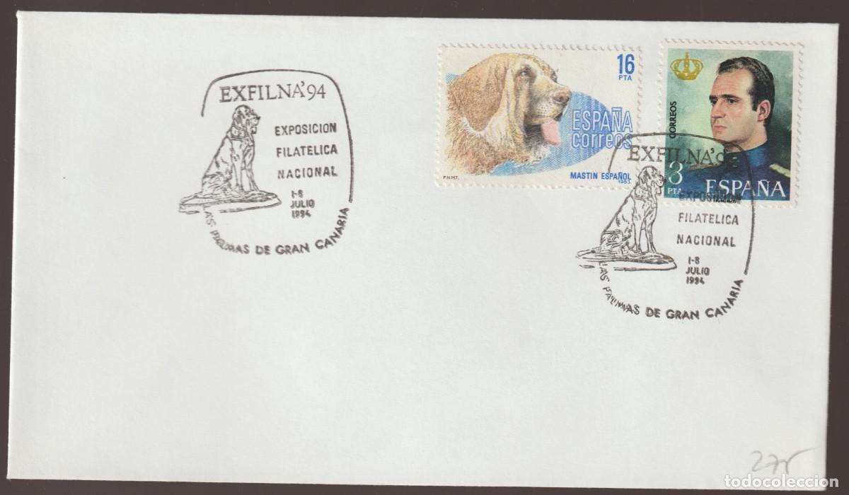 Sellos: China 1994 - Perros sobre primer dia - Foto 1