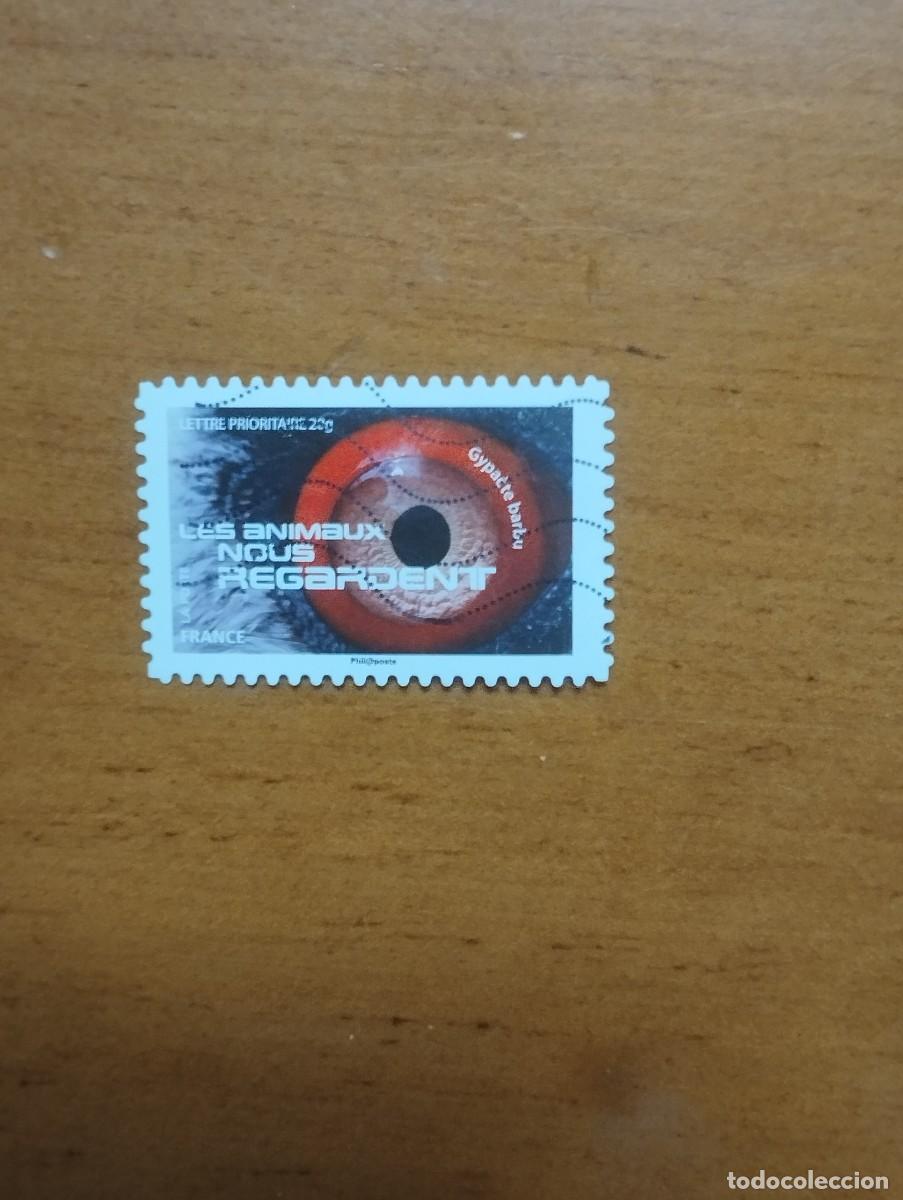 Sellos: 22.04/ Francia. Autoadhesivo. Sello en usado. Reptiles