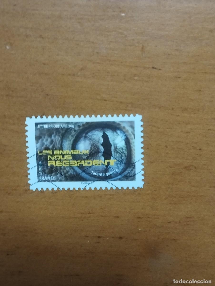 Sellos: 22.04/ Francia. Autoadhesivo. Sello en usado. Reptiles