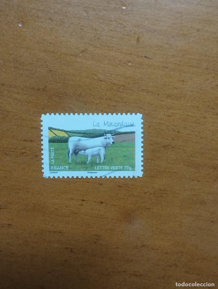 Sellos: 22.04/ Francia. Autoadhesivo. Sello en usado. Animales dom&eacute;sticos