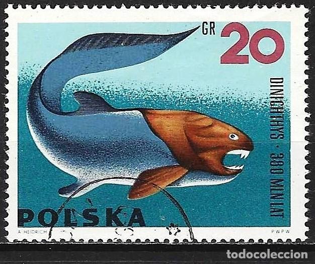 Sellos: Polonia 1966 - Mi 1655 - YT 1506 - Fauna prehist&oacute;rica