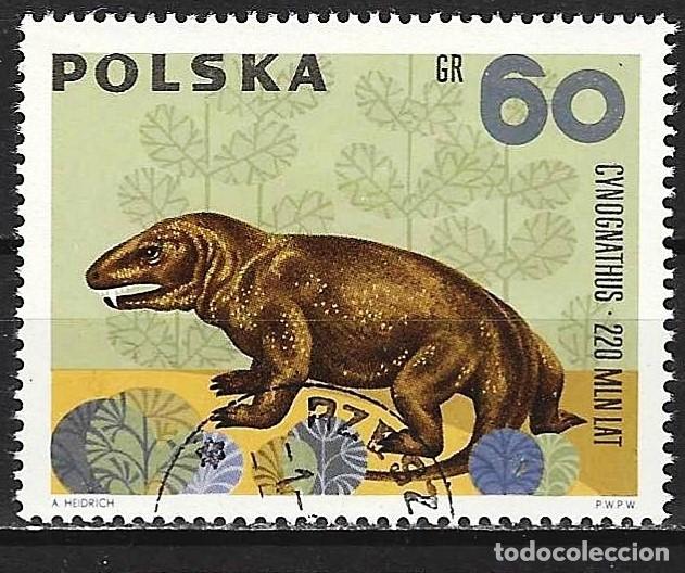 Sellos: Polonia 1966 - Mi 1659 - YT 1510 - Fauna prehist&oacute;rica7