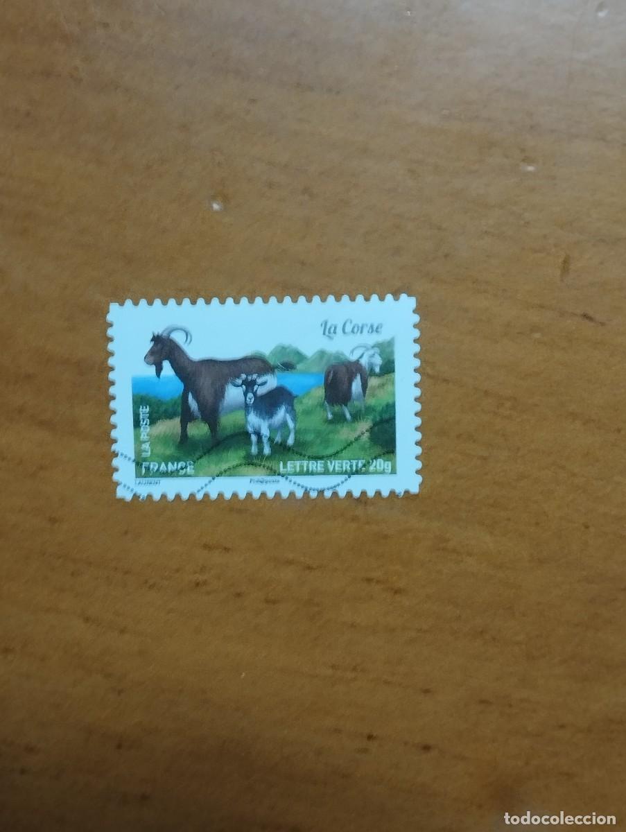 Sellos: 23.04/ Francia. Autoadhesivo. Sello en usado. Animales dom&eacute;sticos