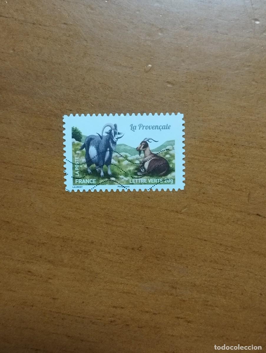 Sellos: 23.04/ Francia. Autoadhesivo. Sello en usado. Animales dom&eacute;sticos