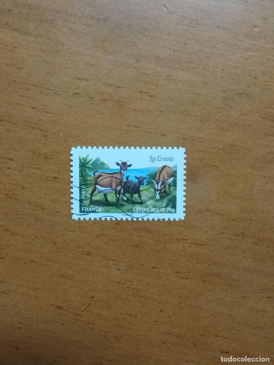 Sellos: 23.04/ Francia. Autoadhesivo. Sello en usado. Animales dom&eacute;sticos