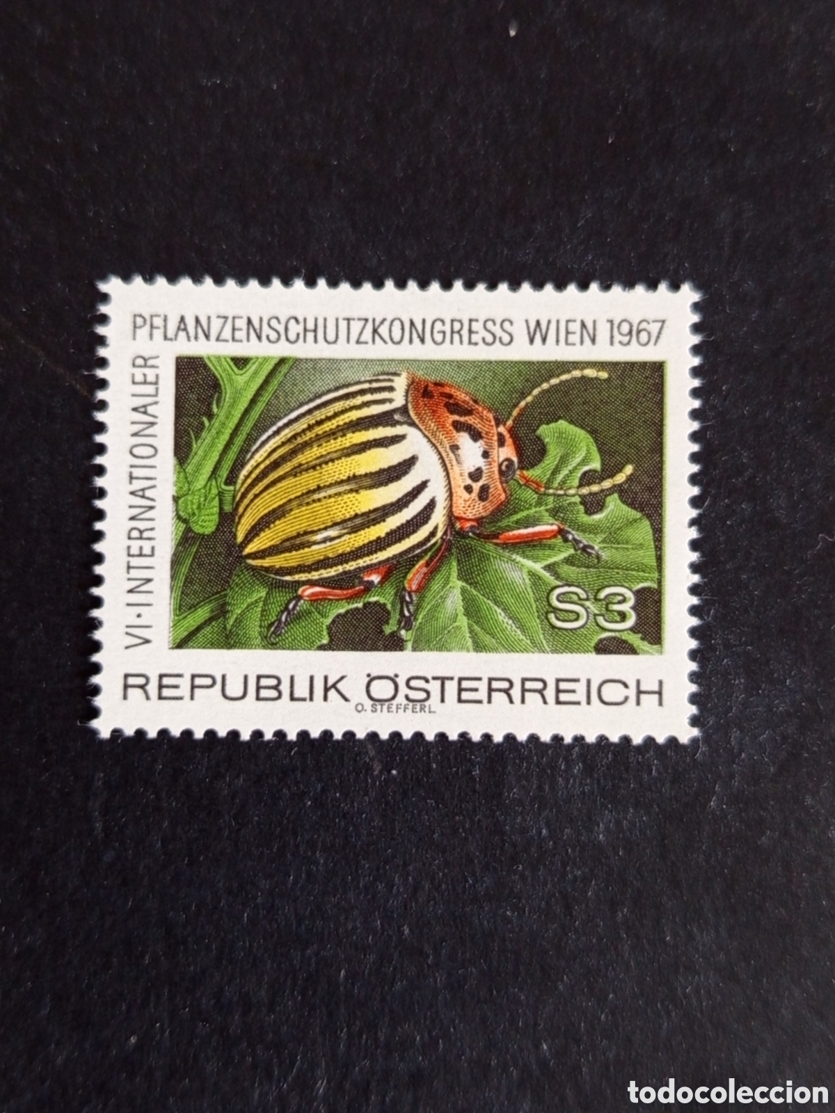 Sellos: AUSTRIA, 1967. Escarabajo de la patata. Yvert 1078. Ver fotos. Pedido m&iacute;nimo 3 &euro;. Serie completa
