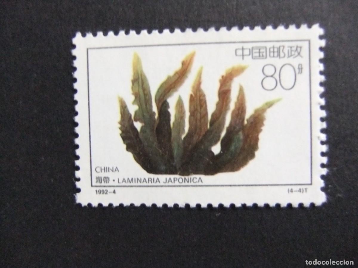 Sellos: 57 CHINA CHINE 1992 / FAUNA MARINA LAMINARIA JAPONICA / YVERT 3114 MNH