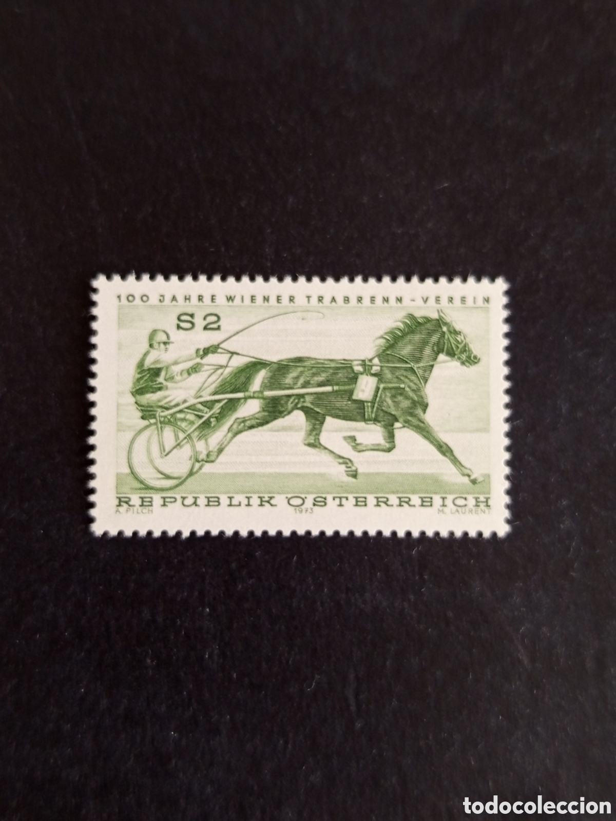 Sellos: AUSTRIA, 1973. Carreras de caballos. Yvert 1255. Ver fotos. Pedido m&iacute;nimo 3 &euro;. Serie completa