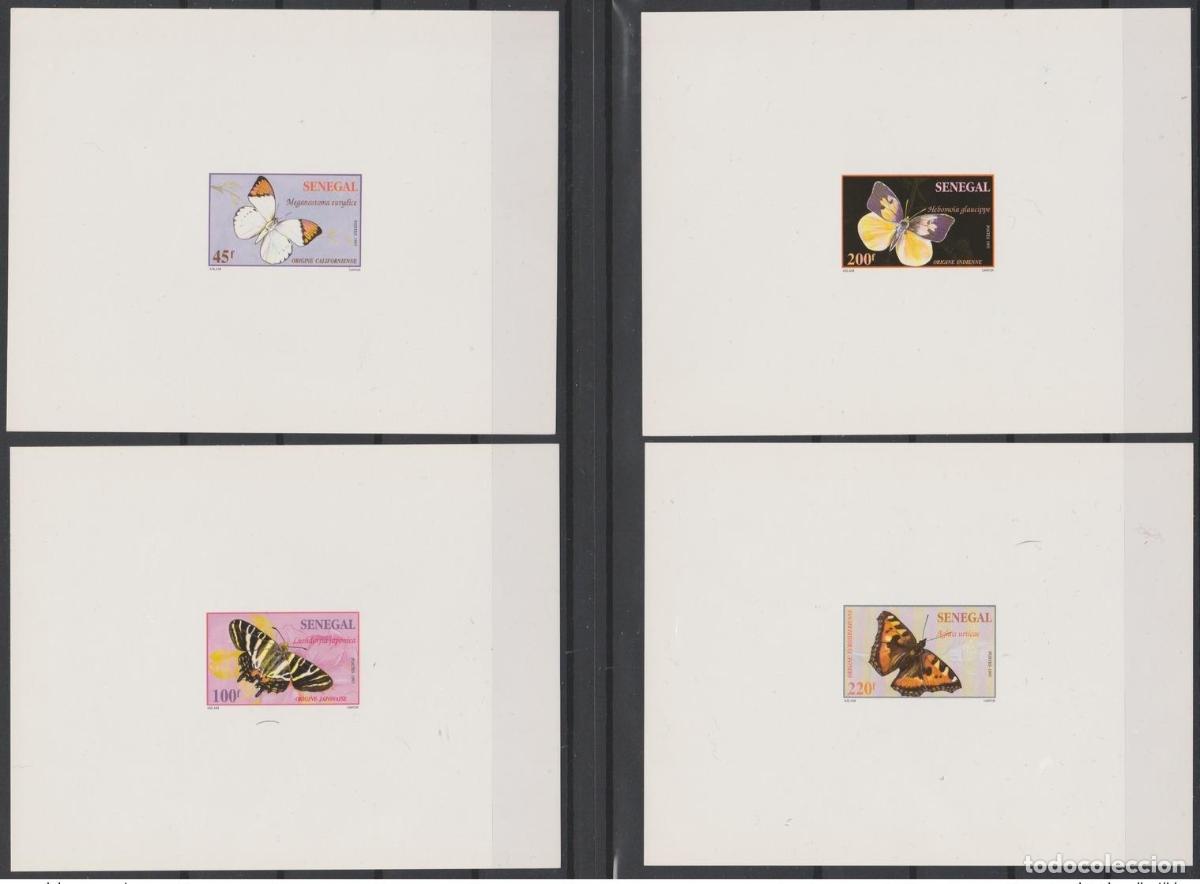 Sellos: Senegal 1993/1995 Mi. 1398 - 1401 Mariposas de vida silvestre a prueba lujo
