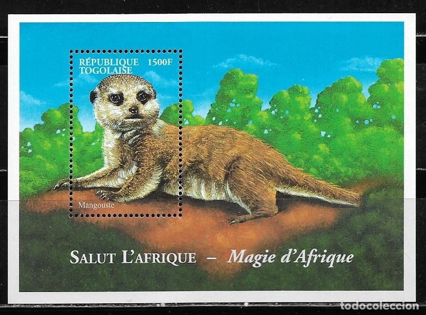 Sellos: TOGO 2000, HOJA BLOQUE Mi. 451 - FAUNA - ANIMALES. MNH.