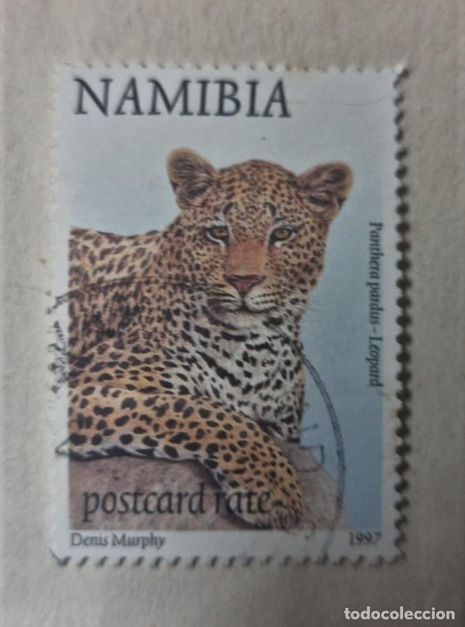 Sellos: SELLO USADO NAMIBIA 1997 - FAUNA - LEOPARDO