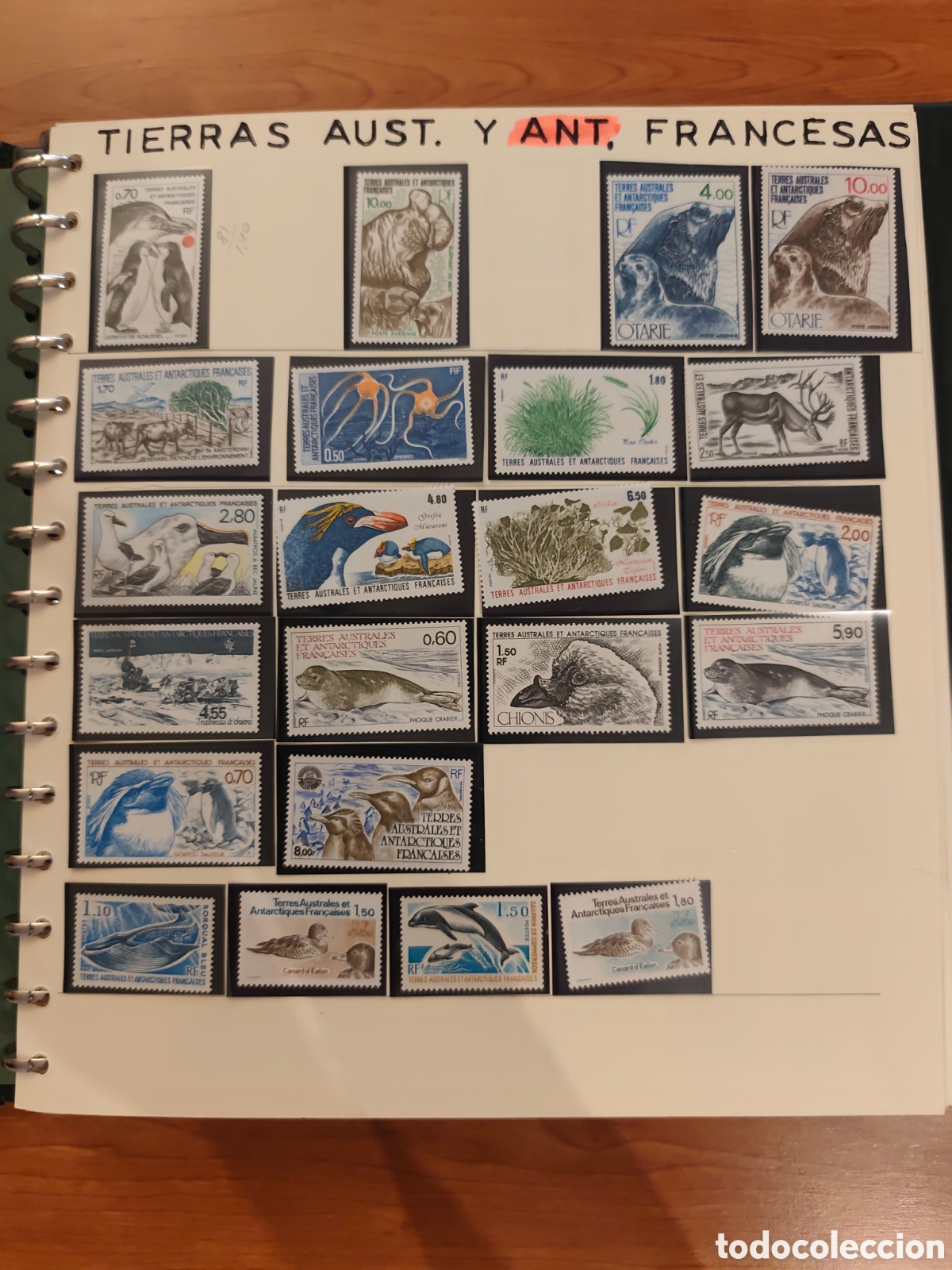 Sellos: Lote Album Tem&aacute;tica fauna y Flora e insectos