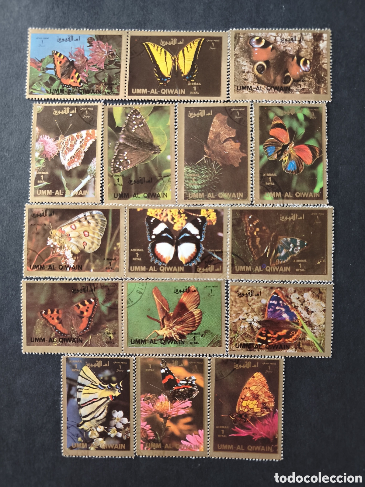 Sellos: 16 sellos Mariposas del mundo