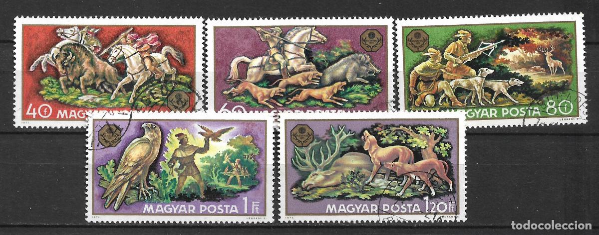 Sellos: hungria 1971 sellos usado fauna escenas de caza - 22/11