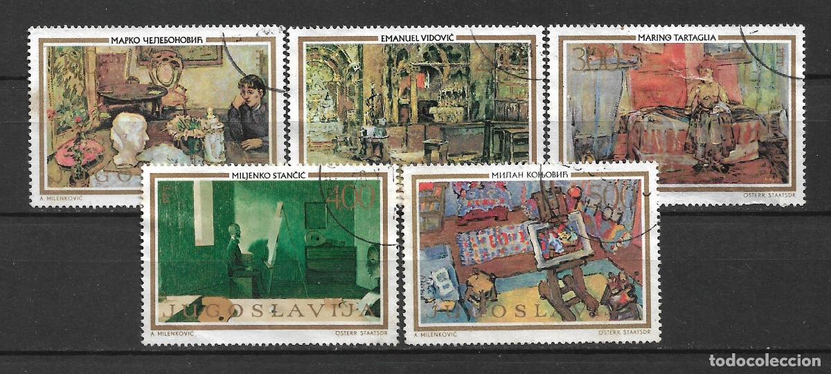 Sellos: yugoslavia 1973 sellos usado arte pintura - 22/11