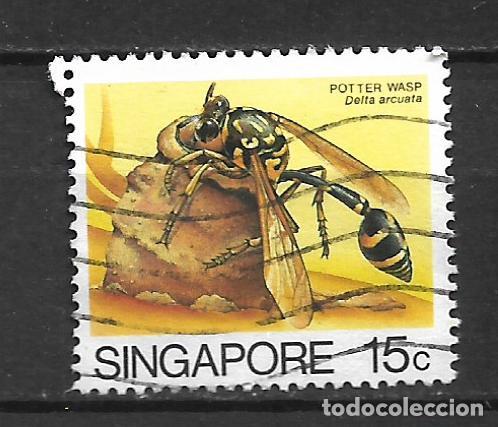 Sellos: singapur sello usado fauna insectos - 22/14