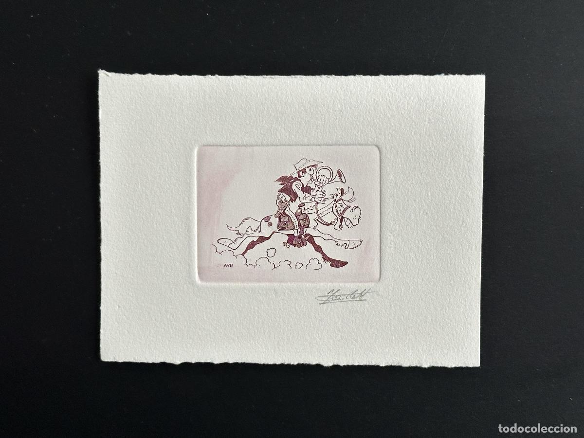 Sellos: B&eacute;lgica 1990 COB 2390 Artist's Proof DC Lucky Luke Morris Cheval rouge