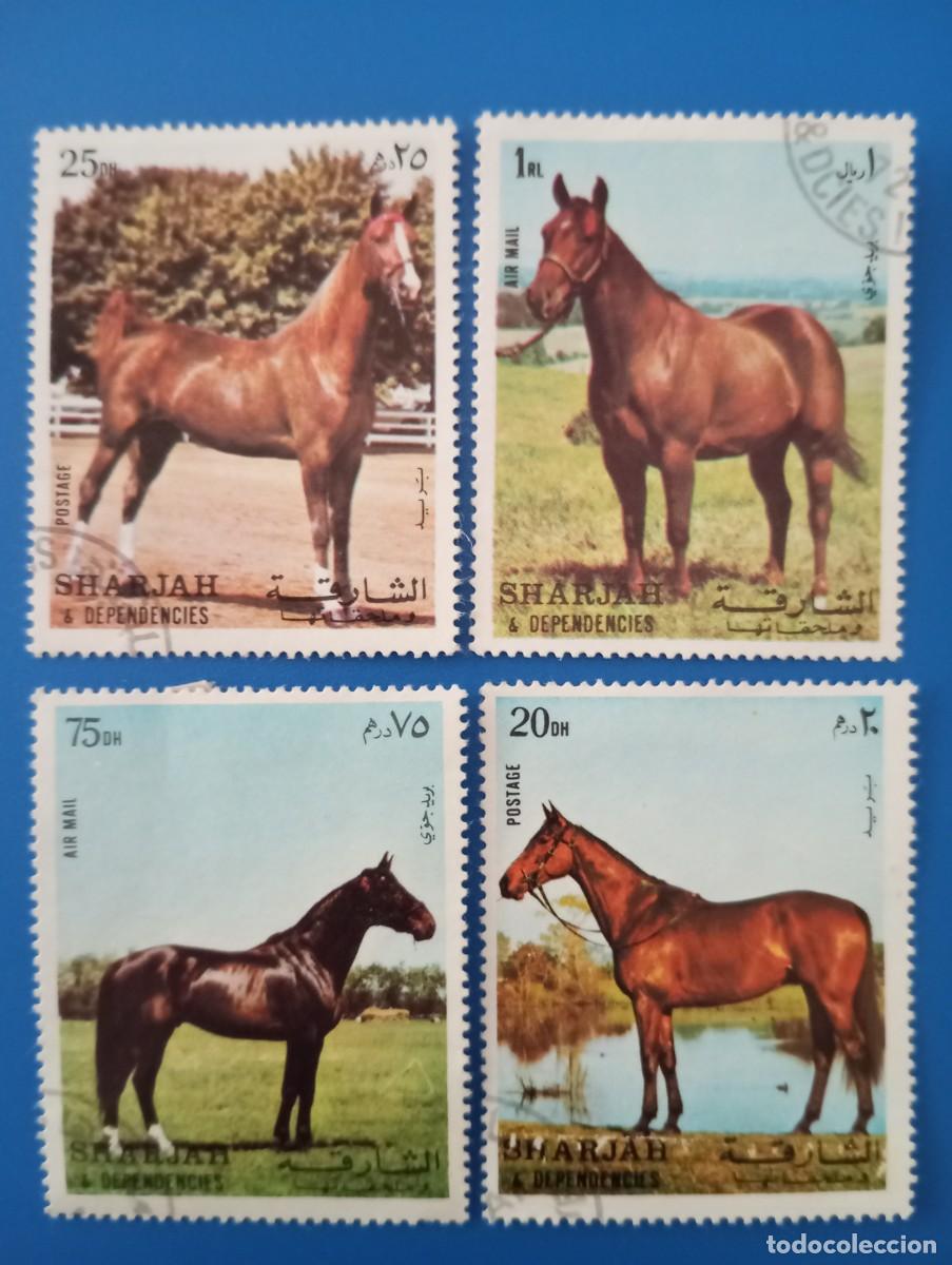 Sellos: CABALLOS, SELLOS DE SHARJAH - Foto 1