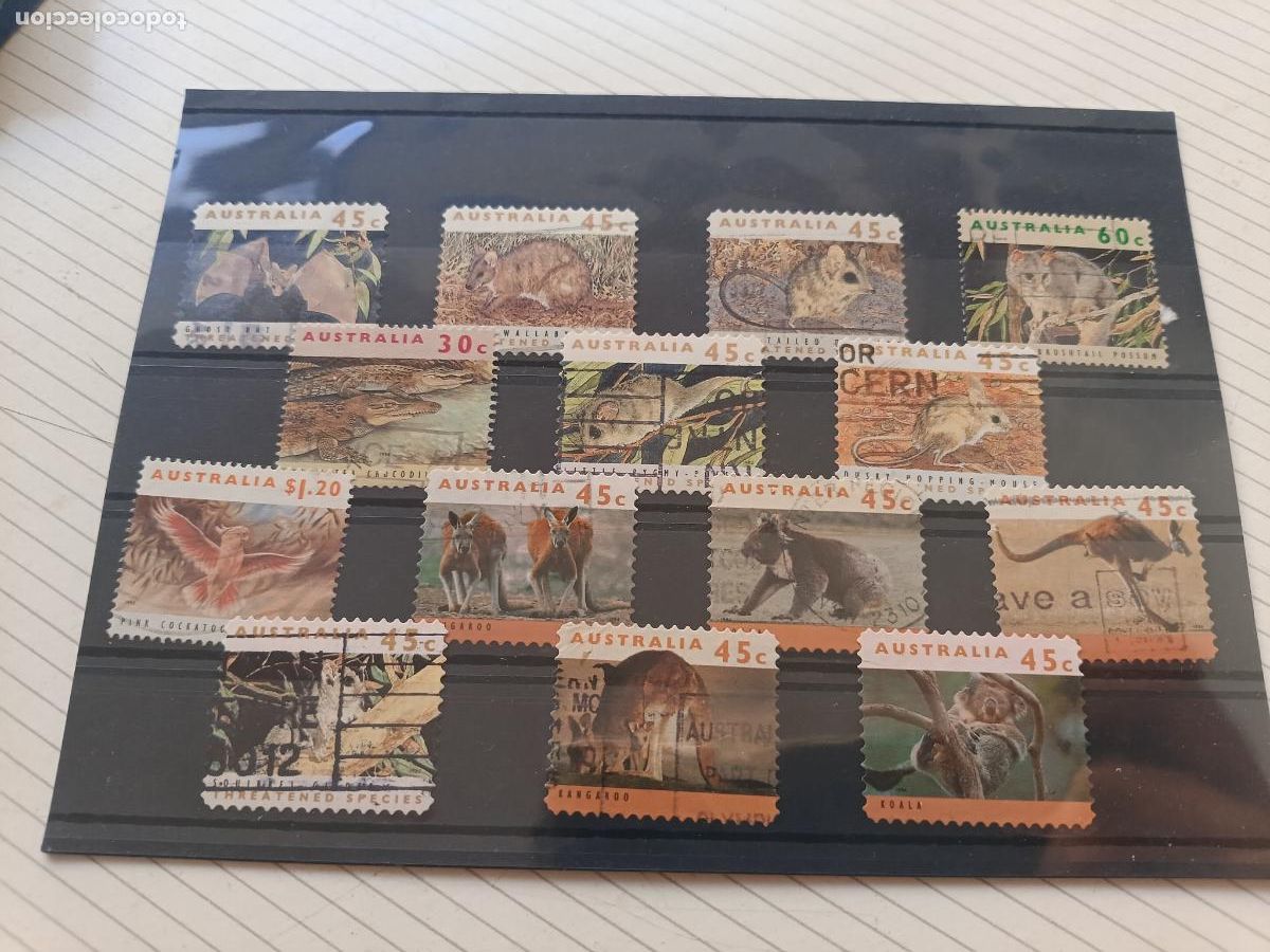 Sellos: Fauna. Lote de sellos. Australia