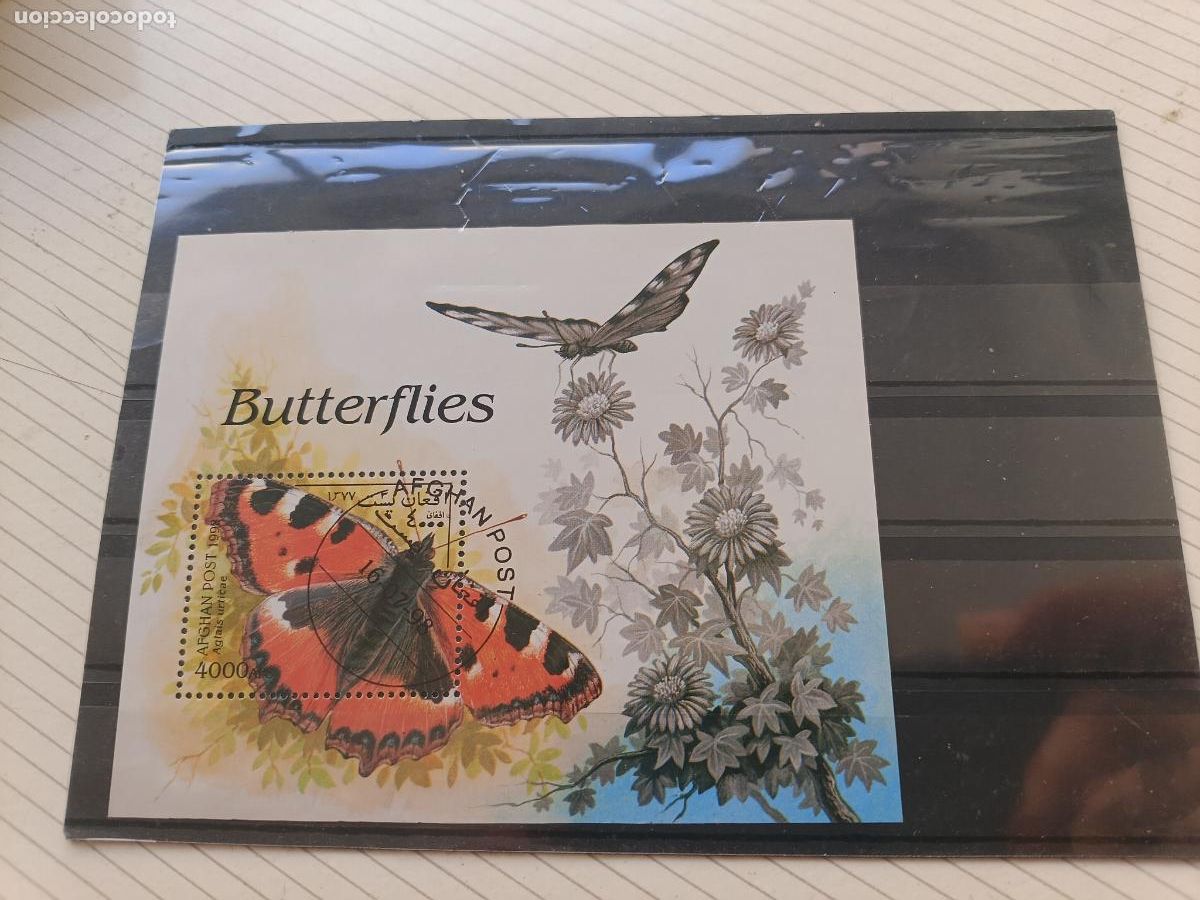 Sellos: Mariposa. Afganistan. Fauna