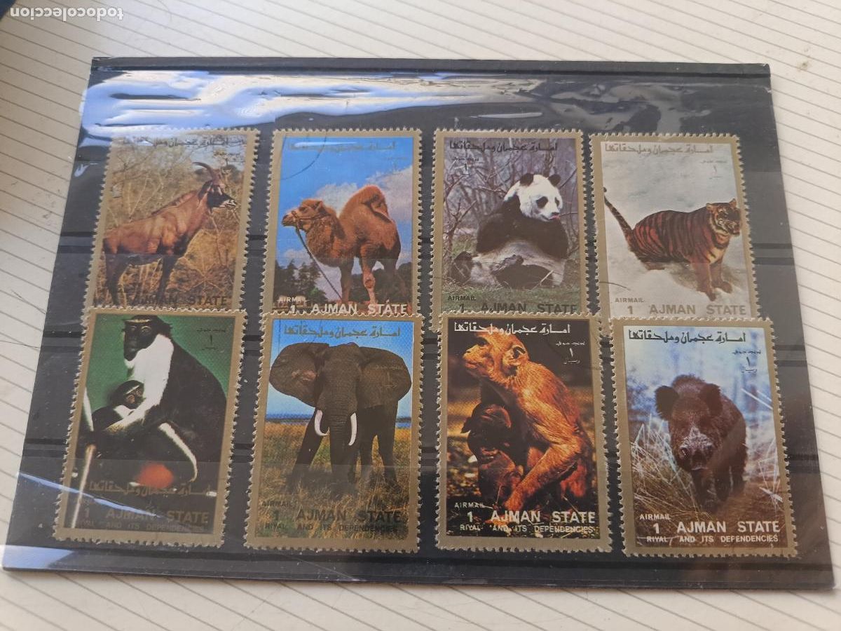 Sellos: AJMAN. Sellos. Fauna