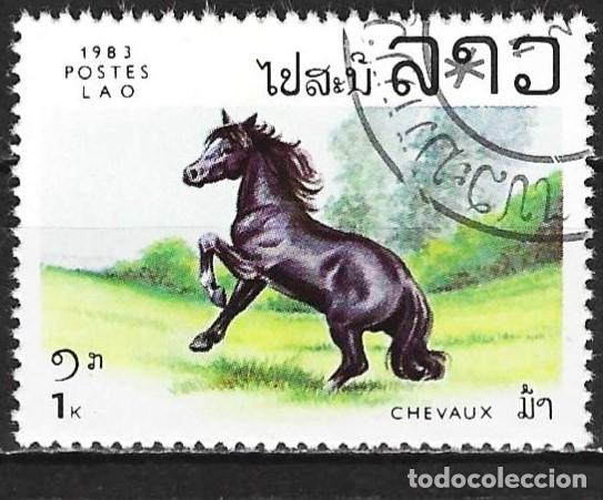Sellos: Laos 1983 - Mi 626 - YT 455 - Caballo