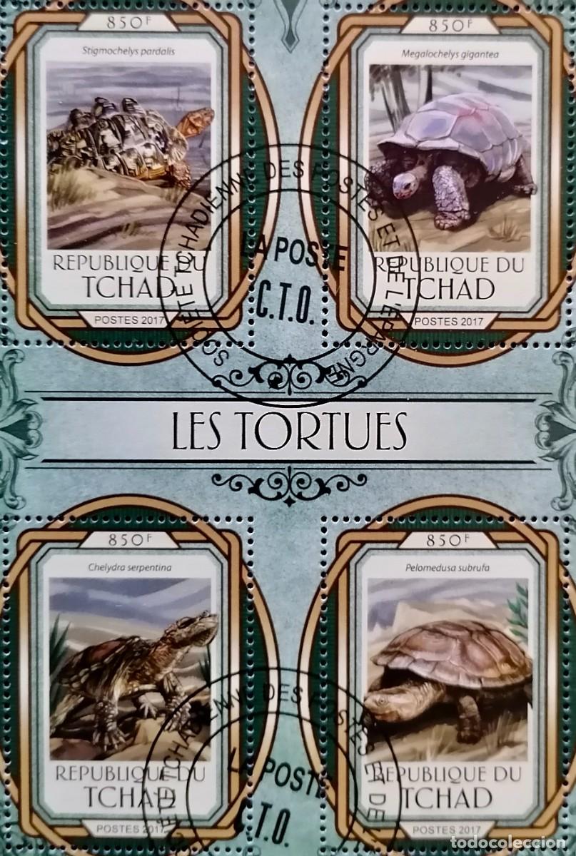 Sellos: CHAD 2017 - TORTUGAS .