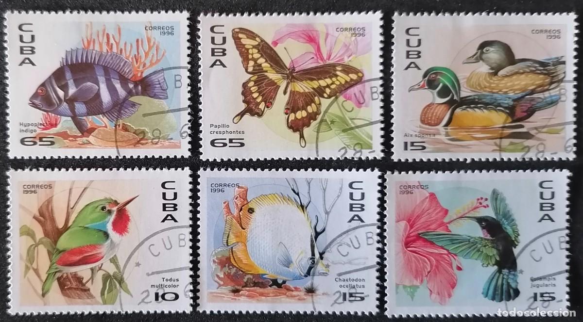 Sellos: CUBA 1996 - FAUNA DEL CARIBE .