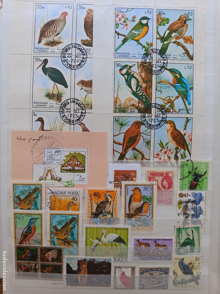 Sellos: Lote de sellos 34 sellos de fauna