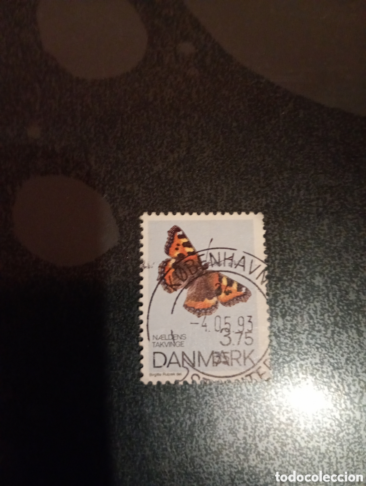 Sellos: Dinamarca 1993 YT 1051 - Mariposas