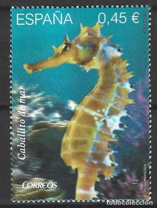 Sellos: ESPA&Ntilde;A - 2015 - FAUNA PROTEGIDO - CABALLITO DE MAR - MNH