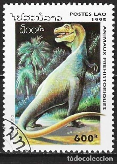 Sellos: Laos 1995 - Mi 1447 - YT 1168 - Dinosaurio