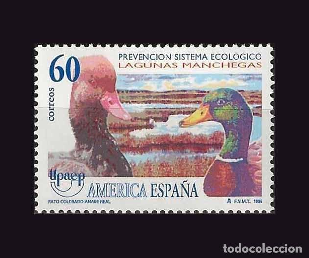 Sellos: 1v Espa&ntilde;a, 1995 | Am&eacute;rica-UPAEP (aves) | Ed: 3394, Yv: 2980, Mi: 3246 MNH **